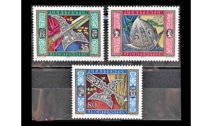 Лихтенштейн 1985 г. "Оружие княжеской гвардии"