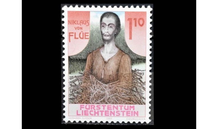Лихтенштейн 1987 г. "500 лет со дня смерти Святого Николая из Флюэ"