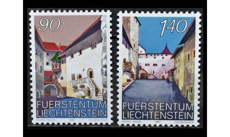 Лихтенштейн 1987 г. "Замок Вадуц"