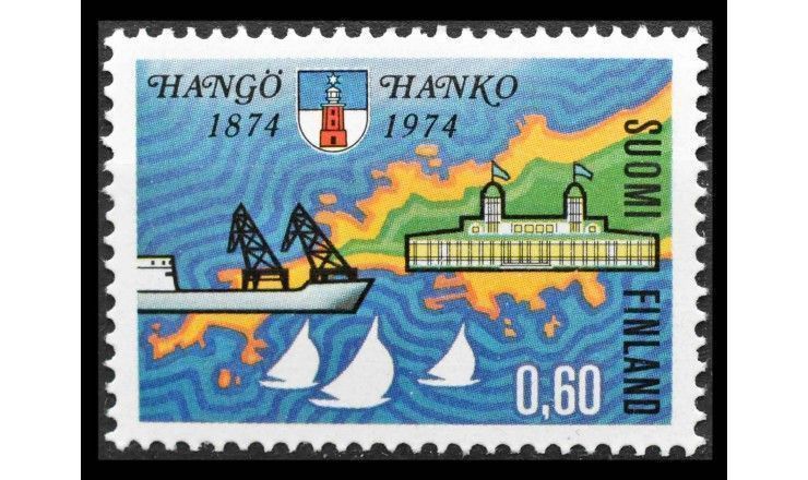 Финляндия 1974 г. "100 лет городу Ханко"