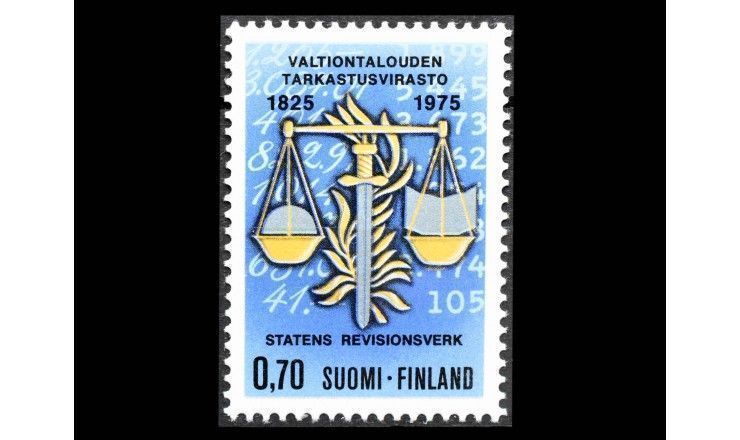 Финляндия 1975 г. "150 лет Государственному контрольно-ревизионное управлению"
