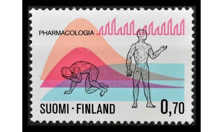 Финляндия 1975 г. "Фармакологические исследования"