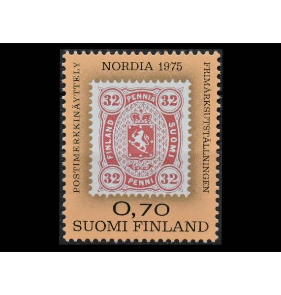 Финляндия 1975 г. "Международная выставка марок NORDIA '75, Хельсинки"