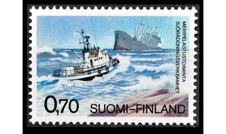 Финляндия 1975 г. "Морская спасательная служба"