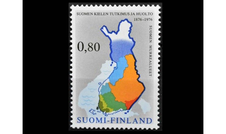 Финляндия 1976 г. "100 лет Обществу исследования и развития финского языка"