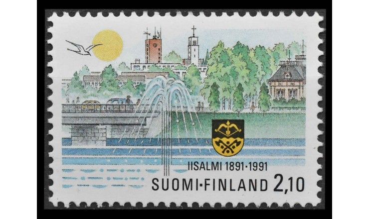Финляндия 1991 г. "100 лет городу Ийсалми"
