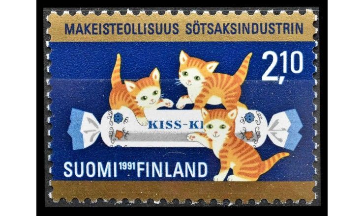 Финляндия 1991 г. "100 лет кондитерской промышленности"