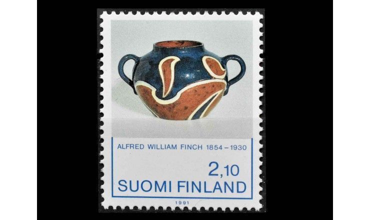 Финляндия 1991 г. "Искусство Альфреда Уильяма Финча" 