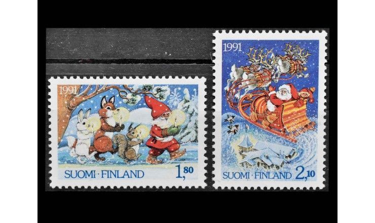 Финляндия 1991 г. "Рождество"