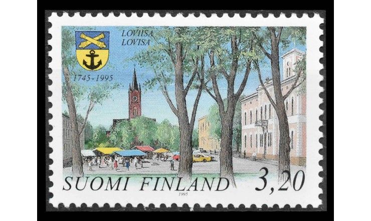 Финляндия 1995 г. "250 лет городу Ловийса"