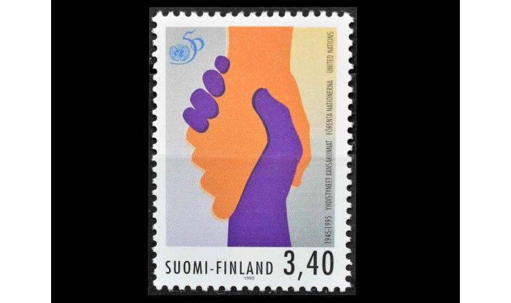 Финляндия 1995 г. "50 лет ООН"
