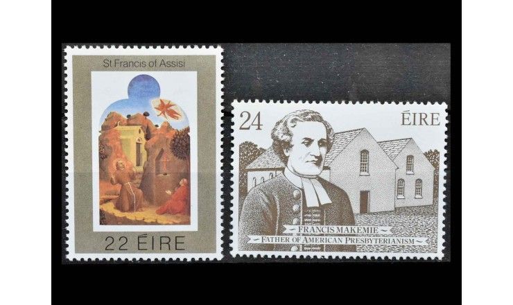 Ирландия 1982 г. "Франциск Ассизский и Фрэнсис Макеми"