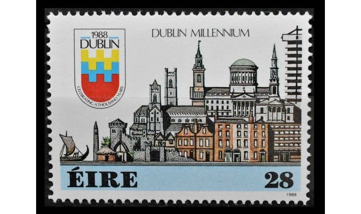 Ирландия 1988 г. "1000 лет Дублину"