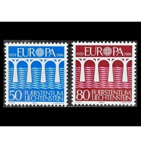 Лихтенштейн 1984 г. "Европа: 25-летие CEPT"