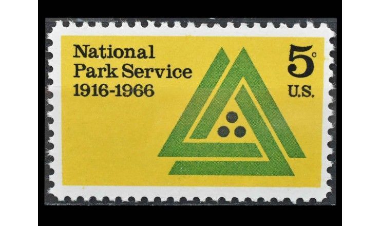 США 1966 г. "50 лет Службе национальных парков"