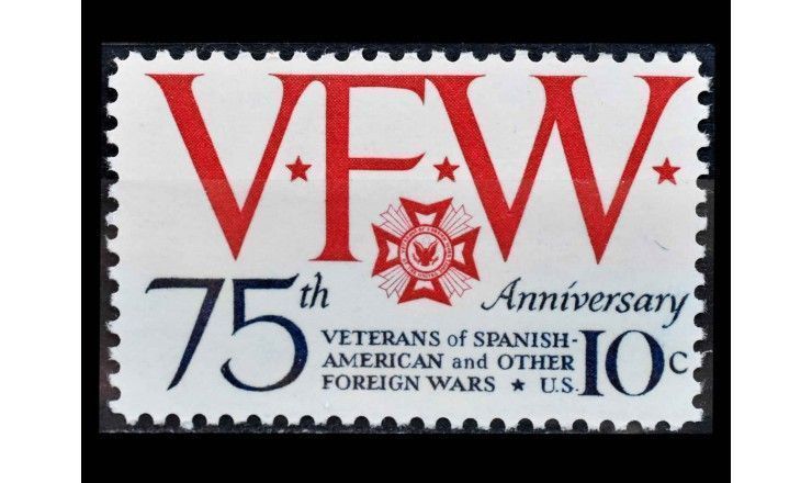 США 1974 г. "75 лет Ассоциации ветеранов" 