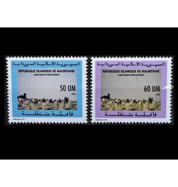 Мавритания 1993 г. "Караваны"