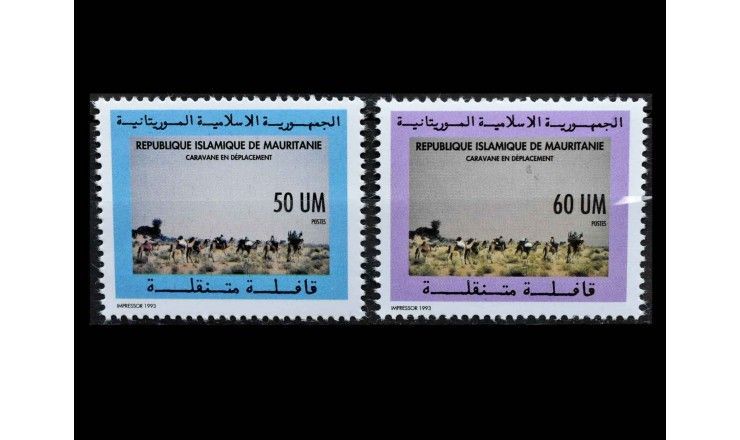 Мавритания 1993 г. "Караваны"
