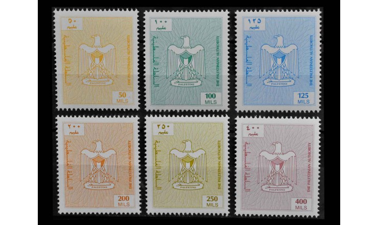 Палестина 1994 г. "Гербы"
