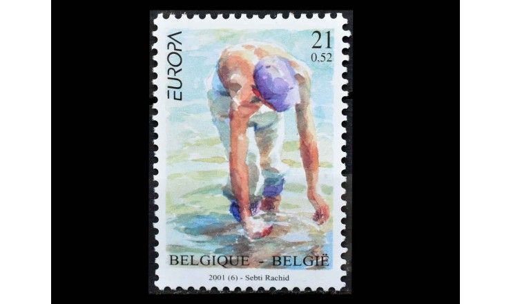 Бельгия 2001 г. "Европа: Вода - природное сокровище" 