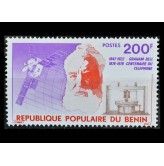 Бенин 1976 г. "100 лет телефону: Александр Белл"
