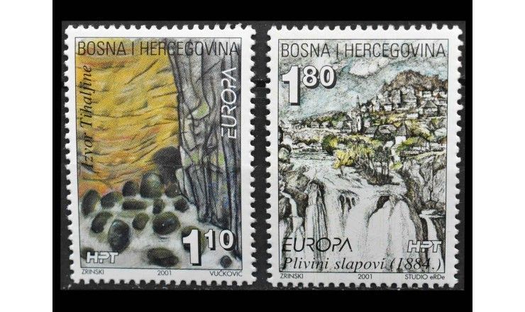 Босния и Герцеговина - Хорватская администрация  2001 г. "Европа: Вода - природное сокровище"  