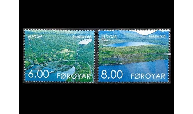 Фарерские острова 2001 г. "Европа: Вода - природное сокровище" 