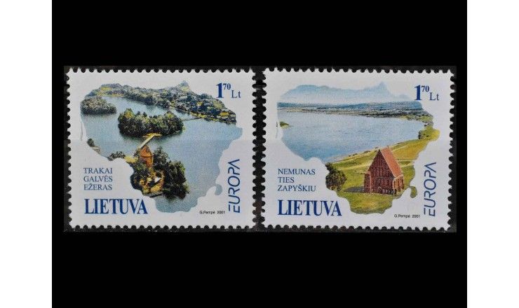 Литва 2001 г. "Европа: Вода - природное сокровище" 