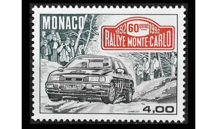 Монако 1992 г. "60 лет ралли Монте-Карло"