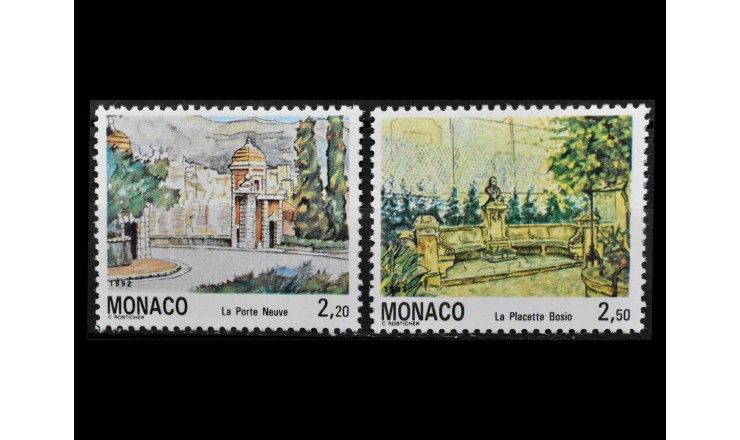 Монако 1992 г. "Виды Монако: Живопись"