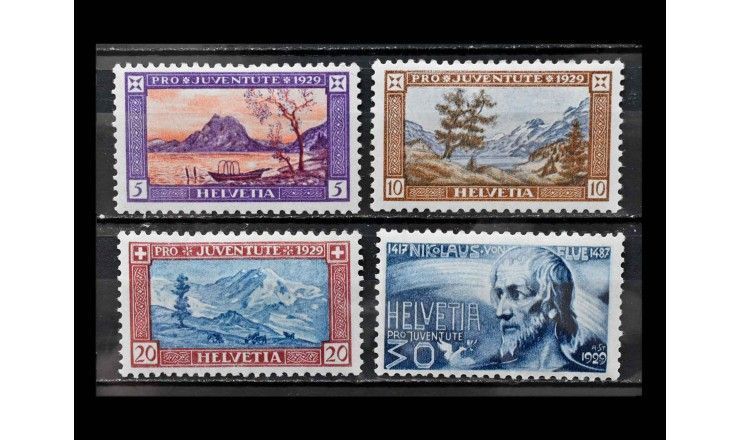 Швейцария 1929 г. "Пейзажи и Николай из Флюэ"