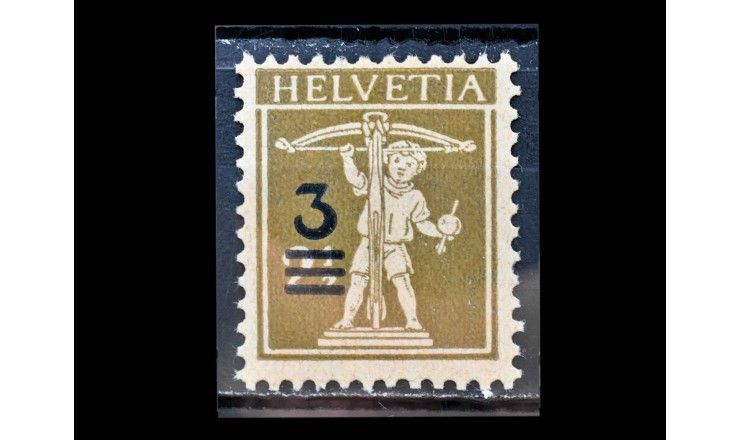 Швейцария 1930 г. "Сын Вильгельма Телля" (надпечатка)