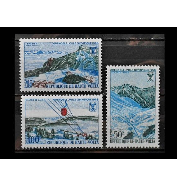 Верхняя Вольта 1967 г. "Зимние Олимпийские игры 1968, Гренобль"
