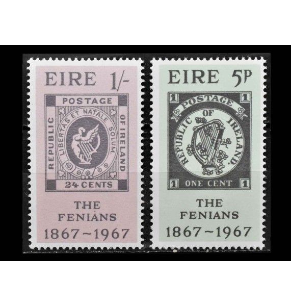 Ирландия 1967 г. "100 лет Фенианскому восстанию: Эссе фенианской марки"