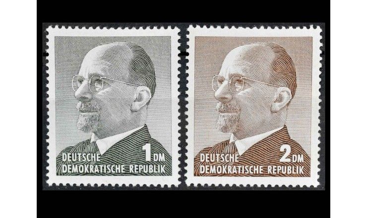 ГДР 1963 г. "Стандартные марки: Вальтер Ульбрихт" 