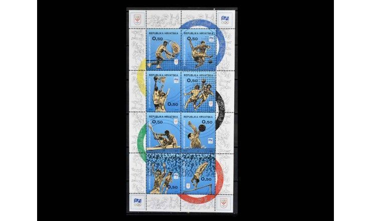 Хорватия 1994 г. "100 лет Международному олимпийскому комитету" 