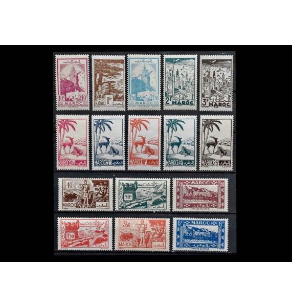 Марокко 1945/1947 гг. "Местные мотивы" 