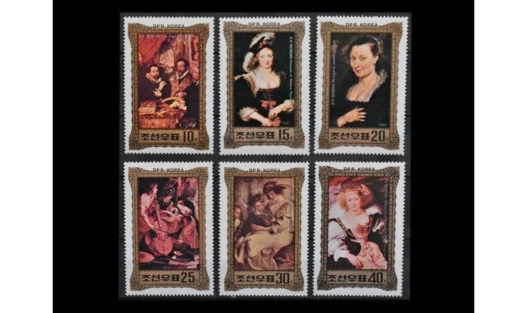 Северная Корея 1981 г. "Картины Питера Пауля Рубенса"