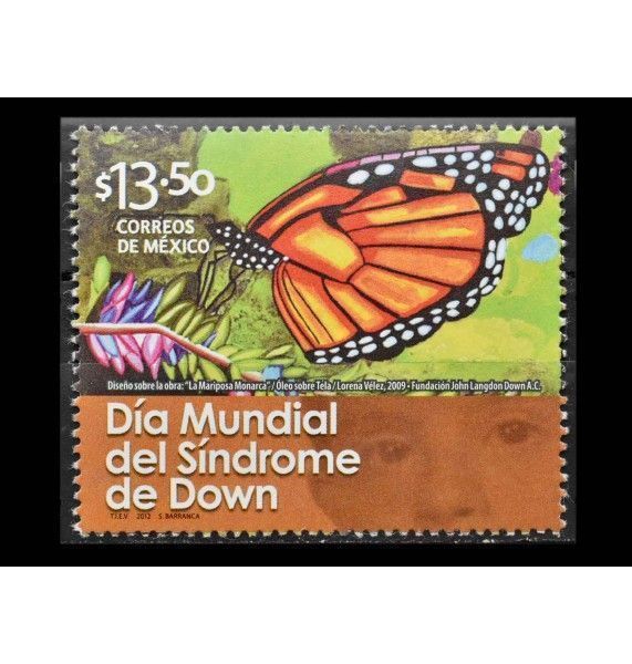 Мексика 2012 г. "Бабочки"