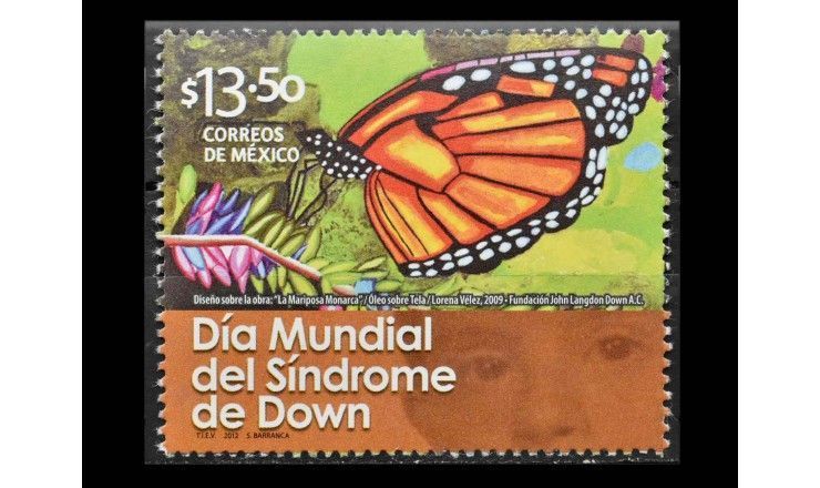 Мексика 2012 г. "Бабочки"