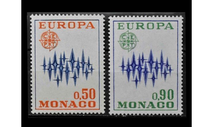 Монако 1972 г. "Европа (CEPT): Звезды"