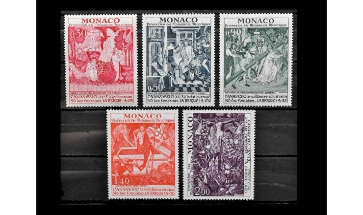 Монако 1972 г. "Фрески Джованни Канавезио в часовне Нотр-Дам-де-Фонтен"
