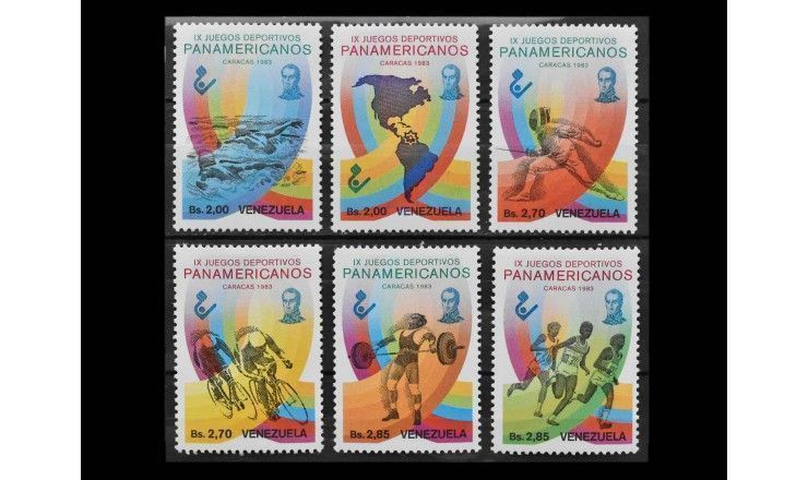 Венесуэла 1983 г. "Панамериканские игры, Каракас"
