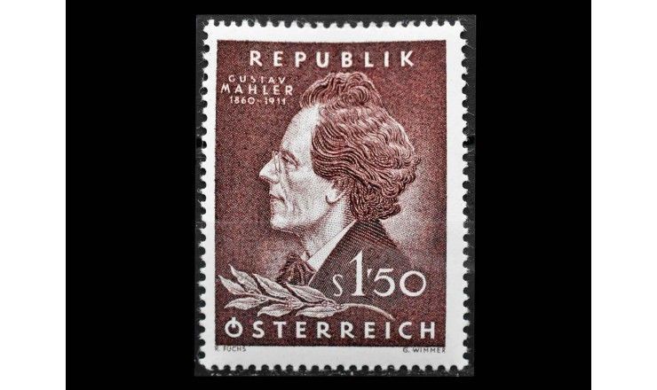Австрия 1960 г. "100 лет со дня рождения Густава Малера, композитора"