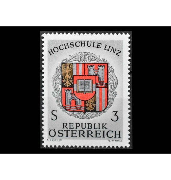 Австрия 1966 г. "Герб Университета Линца"