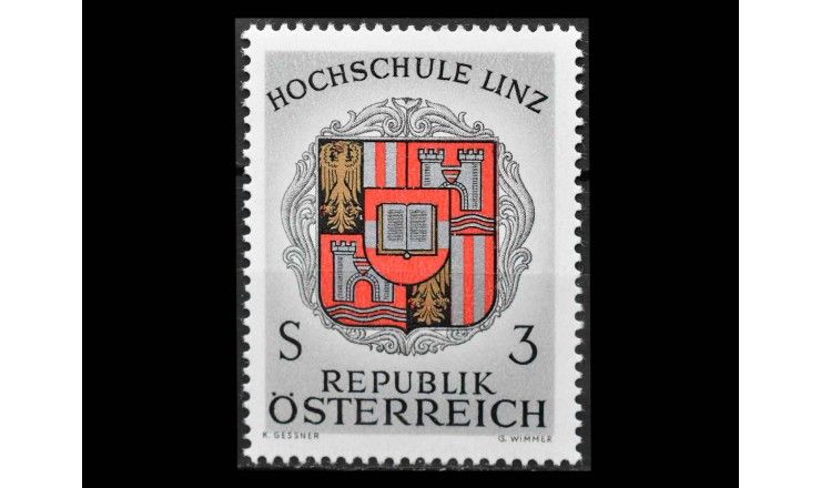Австрия 1966 г. "Герб Университета Линца"