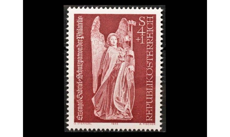 Австрия 1973 г. "День почтовой марки: Архангел Гавриил Лоренца Люхспергера"