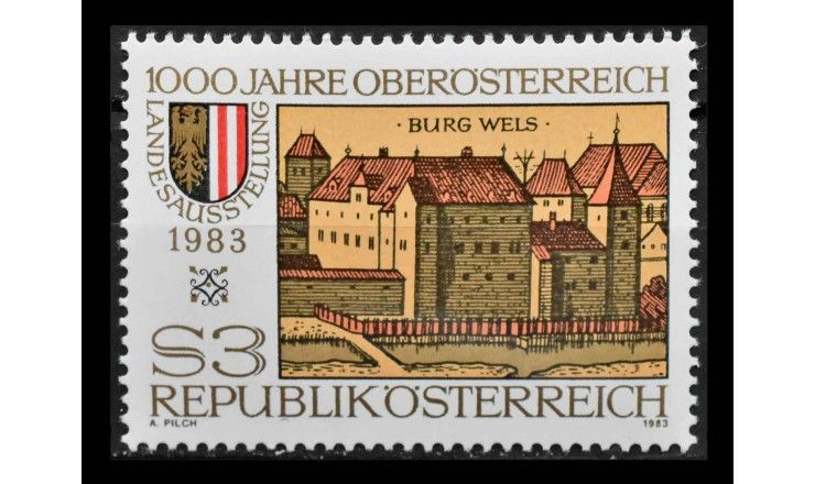 Австрия 1983 г. "Замок Вельс"