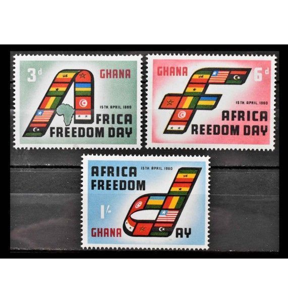 Гана 1960 г. "День свободы Африки"