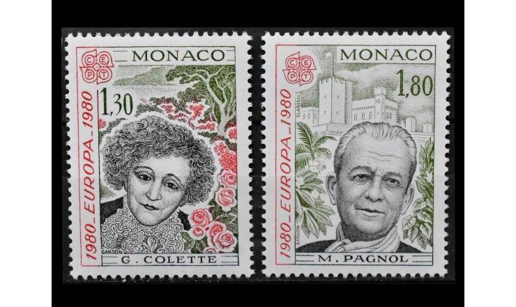 Монако 1980 г. "Европа: Личности"